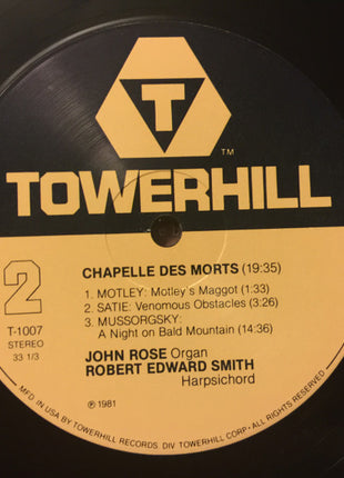 John Rose (3), Robert Edward Smith : Chapelle Des Morts (Music From Your Darkest Dreams) (LP, Album)