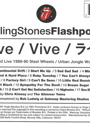 RollingStones* : Flashpoint (CD, Album, RM)