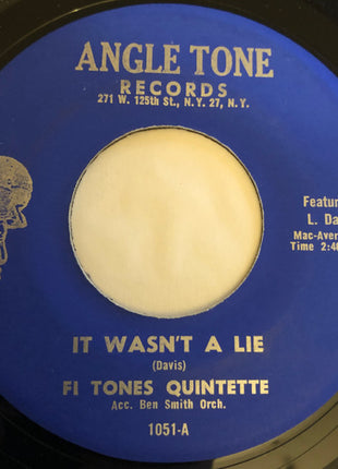 Fi-Tones :  Lots And Lots Of Love / I Wasn't A Lie (7")