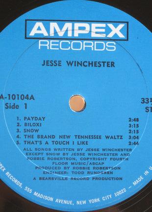 Jesse Winchester : Jesse Winchester (LP, Album, All)