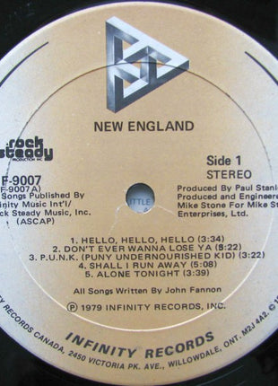 New England : New England (LP, Album)