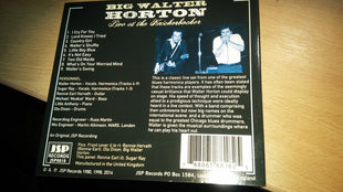 Walter Horton Featuring  Ronnie Earl ■ Sugar Ray Norcia : Live At The Knickerbocker (CD, Album, RE, Dig)