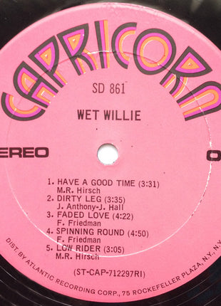 Wet Willie : Wet Willie (LP, Album, RE, RI )