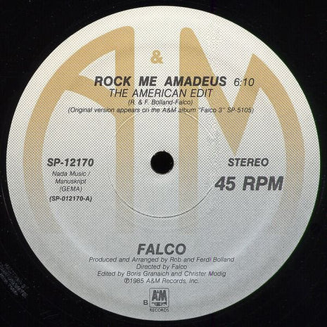 Falco : Rock Me Amadeus / Vienna Calling (12")