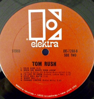 Tom Rush : Tom Rush (LP, Album, RE)