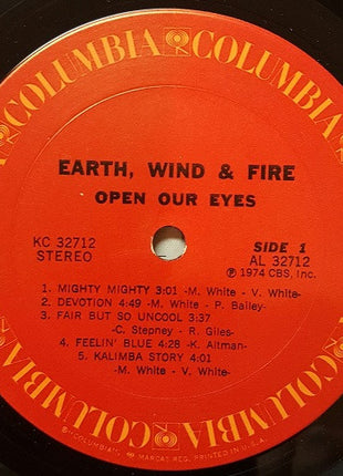 Earth, Wind & Fire : Open Our Eyes (LP, Album, Ter)