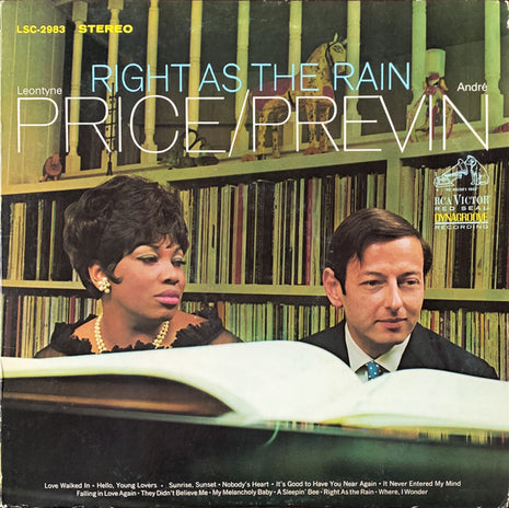 Leontyne Price, André Previn : Right As The Rain (LP, Album, RP, Ind)
