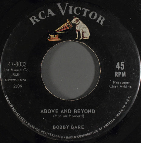 Bobby Bare : Above And Beyond (7", Single, Roc)