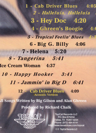 Big Gilson & Blues Dynamite : Cab Driver Blues (CD, Album)