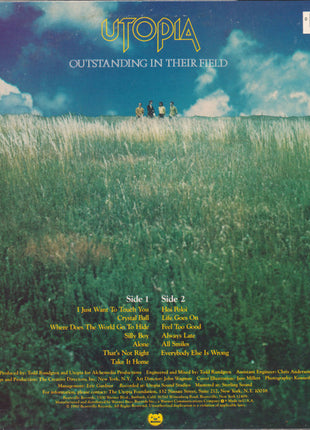 Utopia (5) : Deface The Music (LP, Album, Win)