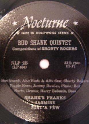 The Bud Shank Quintet : Compositions Of Shorty Rogers (10", Album)