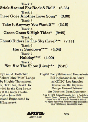 Outlaws : Greatest Hits Of The Outlaws, High Tides Forever (CD, Comp, Club, RM)