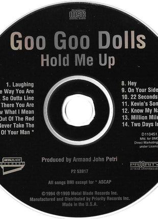 Goo Goo Dolls : Hold Me Up (CD, Album, Club, RE)