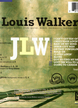 Joe Louis Walker : JLW (CD, Album)