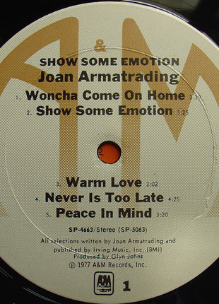 Joan Armatrading : Show Some Emotion (LP, Album, Ter)