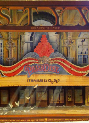 Styx : Paradise Theatre (LP, Album, Etch, Pit)