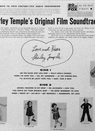 Shirley Temple : Shirley Temple Original Soundtracks (LP, Comp)