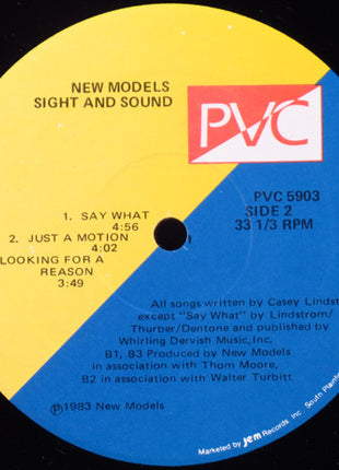 New Models : Sight And Sound (12", EP)