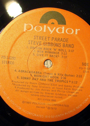 Steve Gibbons Band : Street Parade (LP, Album, 18,)