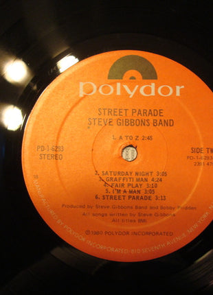 Steve Gibbons Band : Street Parade (LP, Album, 18,)