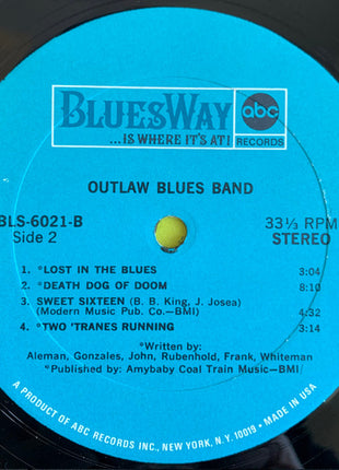 The Outlaw Blues Band : The Outlaw Blues Band (LP, Album, Blu)