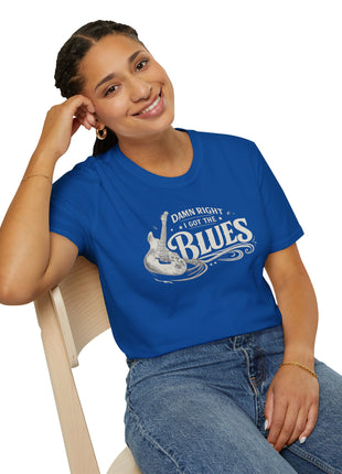 Damn Right , I Got The Blues T-Shirt — "Damn Right I Got The Blues" Vintage Music Tee