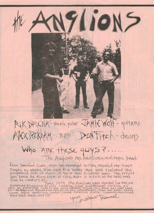 The Anglions : Slight White-Borderline-Bad Seed (7")