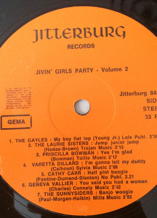 Various : Jivin' Girls Party Vol. 2 (LP, Comp)