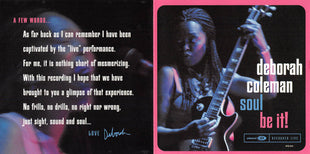 Deborah Coleman : Soul Be It! (CD, Album)