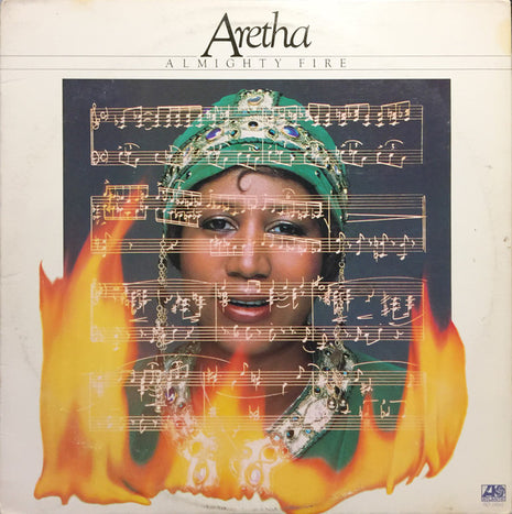 Aretha Franklin : Almighty Fire (LP, Album, RI,)