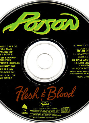 Poison (3) : Flesh & Blood (CD, Album)
