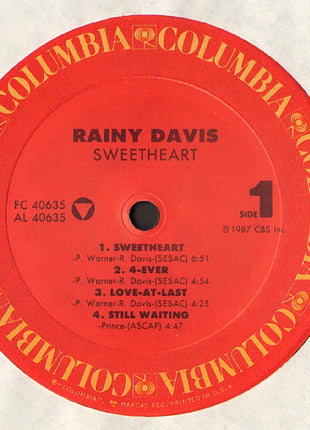 Rainy Davis : Sweetheart (LP, Album)