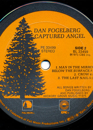 Dan Fogelberg : Captured Angel (LP, Album, Pit)