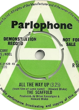 Scaffold : All The Way Up (7", Single, Promo)