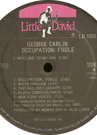 George Carlin : Occupation: Foole (LP, Album, PR )