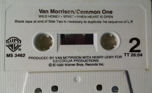 Van Morrison : Common One (Cass, Album)