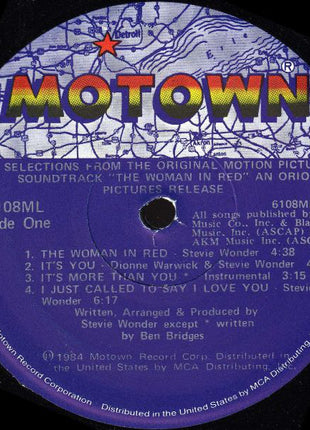 Stevie Wonder : The Woman In Red (Selections From The Original Motion Picture Soundtrack) (LP, Album, Gat)