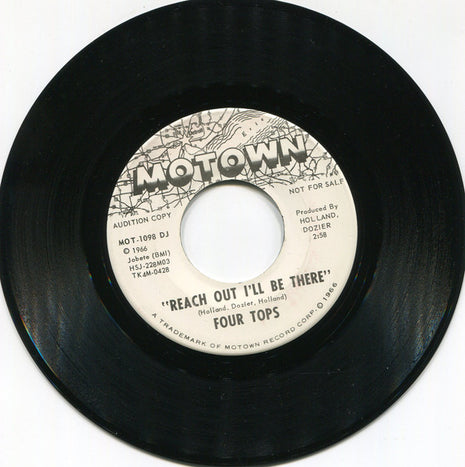 Four Tops : Reach Out I'll Be There (7", Single, Mono, Promo)