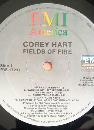 Corey Hart : Fields Of Fire (LP, Album)