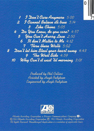 Phil Collins : Hello, I Must Be Going! (CD, Album)