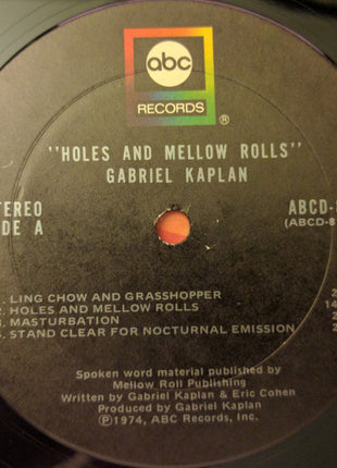 Gabe Kaplan : Holes And Mellow Rolls (LP, Album, Ter)