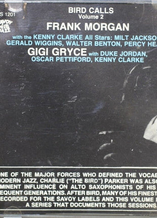 Frank Morgan / Gigi Gryce : Bird Calls, Volume 2 (CD, Comp)