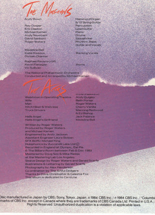 Roger Waters : The Pros And Cons Of Hitch Hiking (CD, Album, RP, 2nd)