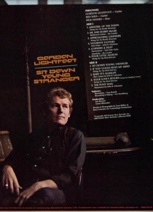 Gordon Lightfoot : Sit Down Young Stranger (LP, Album)