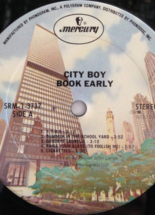 City Boy : Book Early (LP, Album, San)
