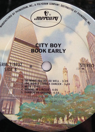 City Boy : Book Early (LP, Album, San)