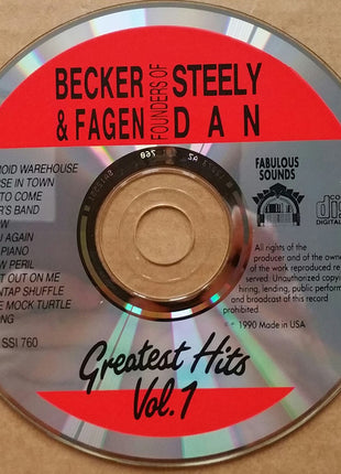 Walter Becker & Donald Fagen : Founders Of Steely Dan - Greatest Hits Vol. 1 (CD, Comp, RM)