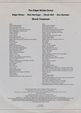 The Edgar Winter Group : Shock Treatment (LP, Album, Ter)