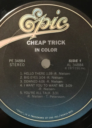 Cheap Trick : In Color (LP, Album, RE, Pit)