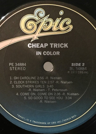 Cheap Trick : In Color (LP, Album, RE, Pit)